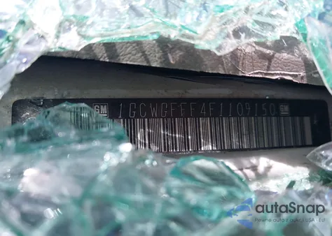 2015 Chevrolet Express 2500 Work Van из США, поврежденный, VIN 1GCWGFFF4F1109150